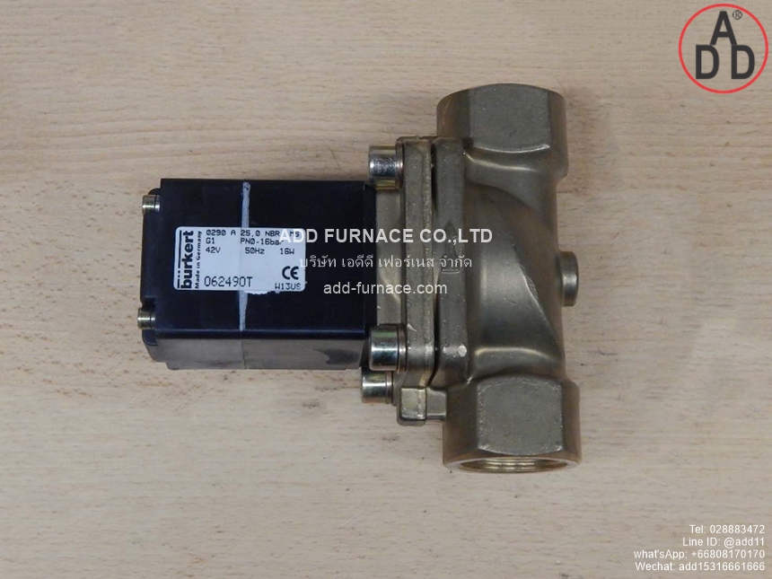 Burkert 0290 A 25,0 NBR MS (3)
